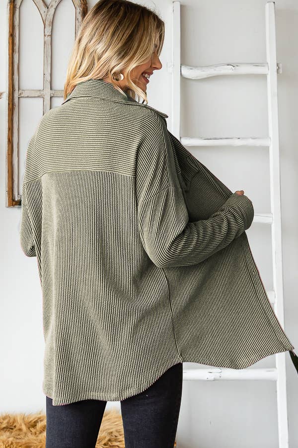Solid Button Down