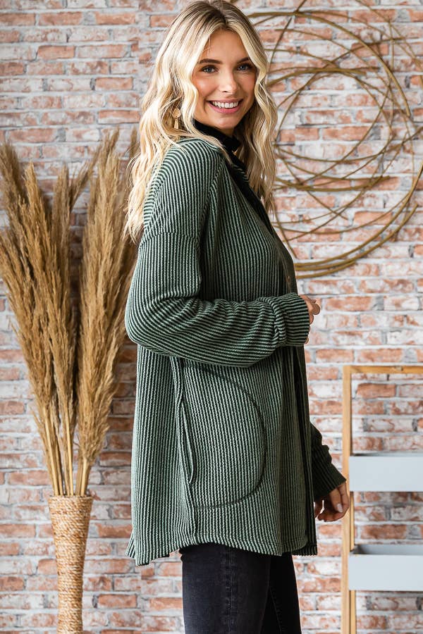 Rib Knit Shacket