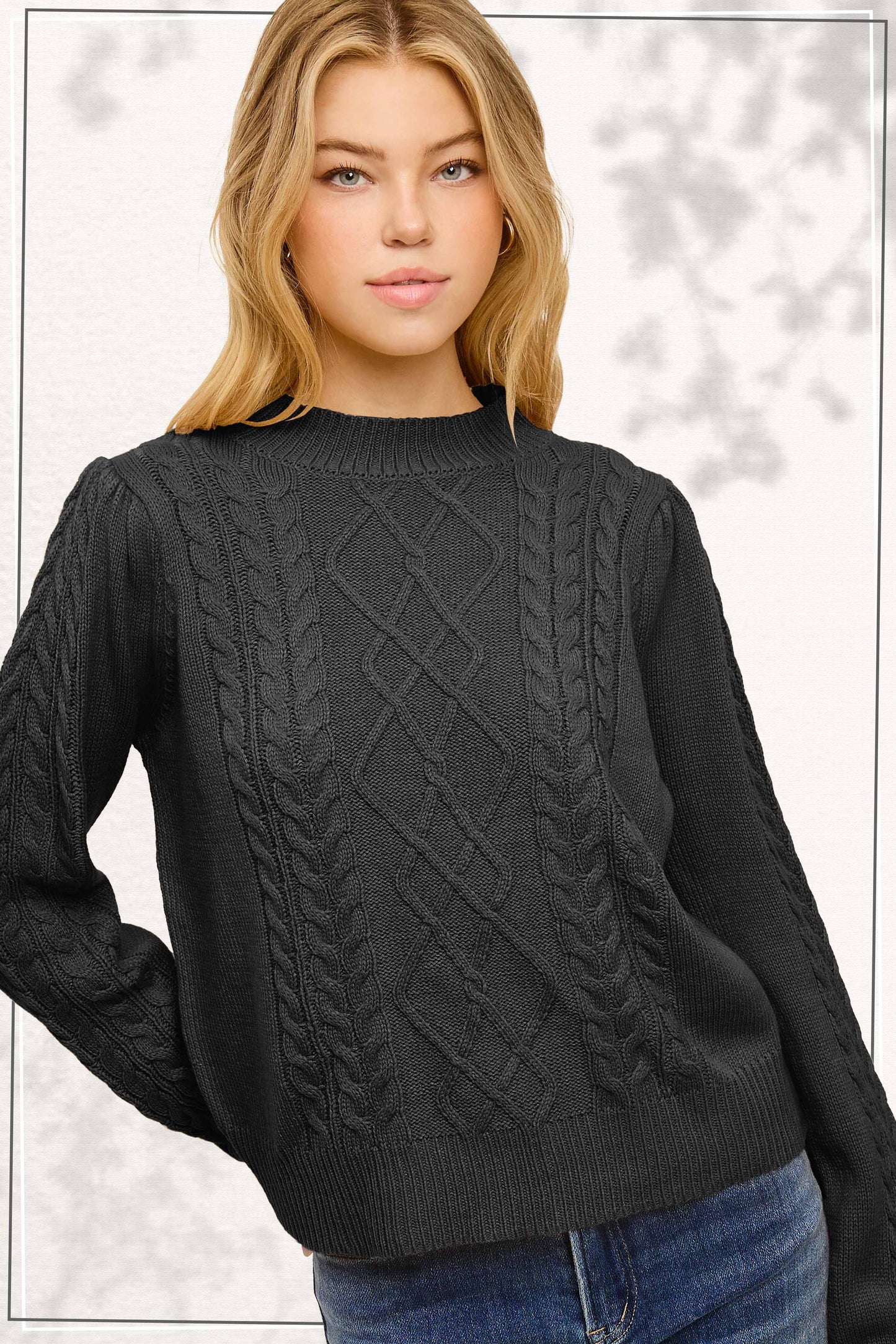 Ribbed Cable Knit