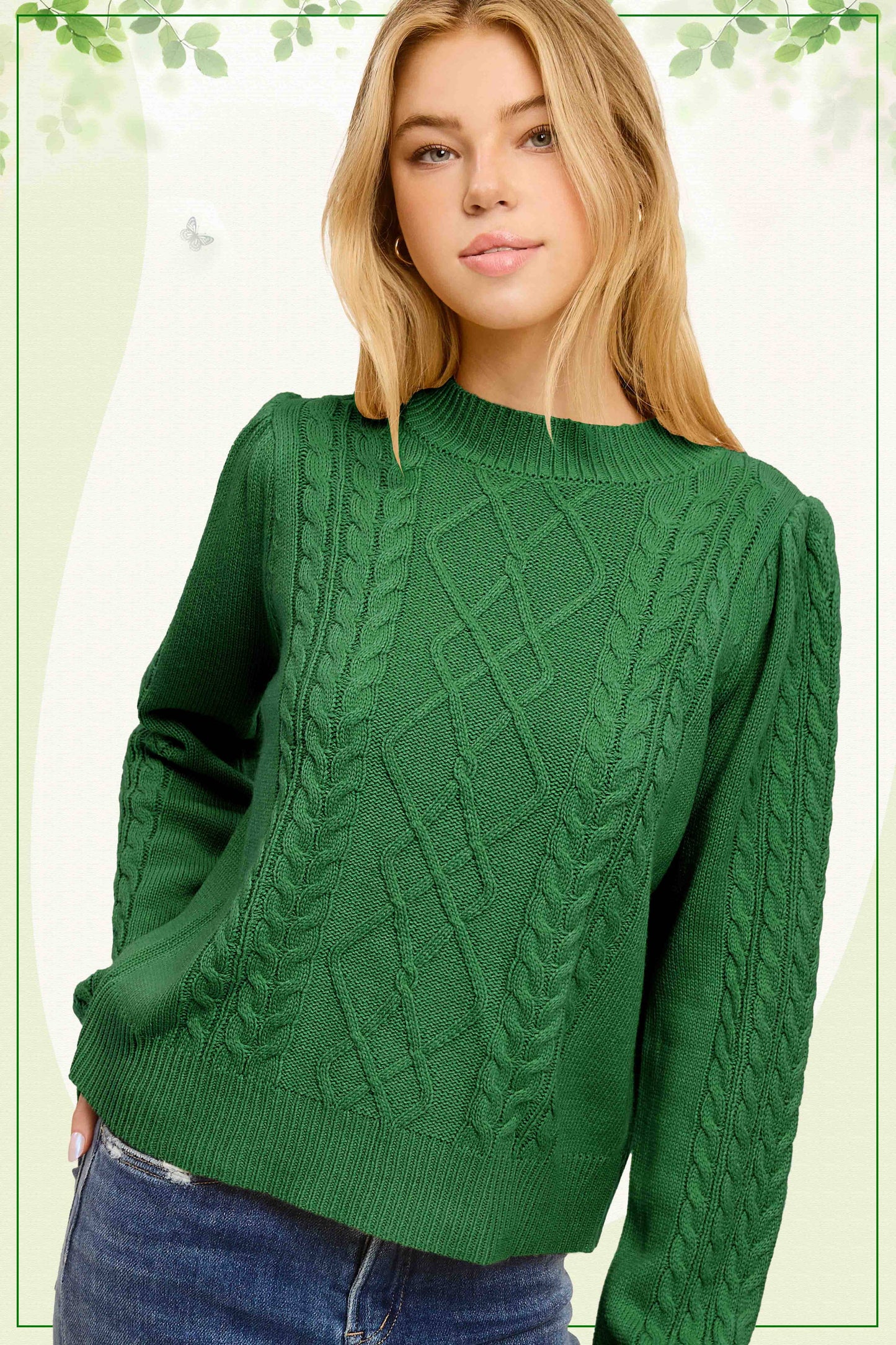 Ribbed Cable Knit