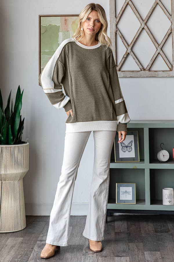 Color Block Knit