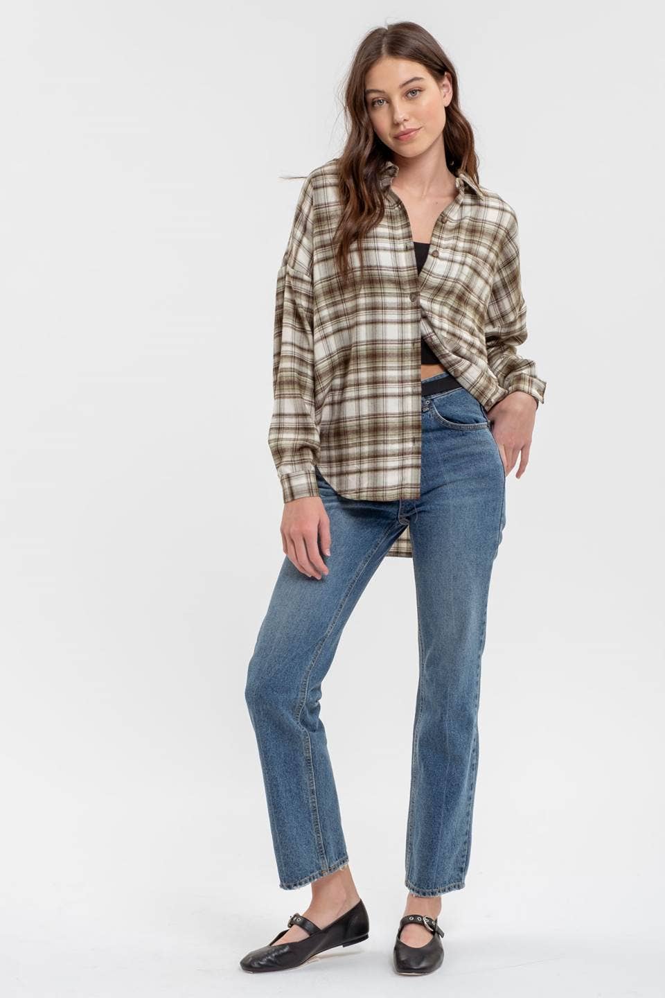 Plaid Collared
