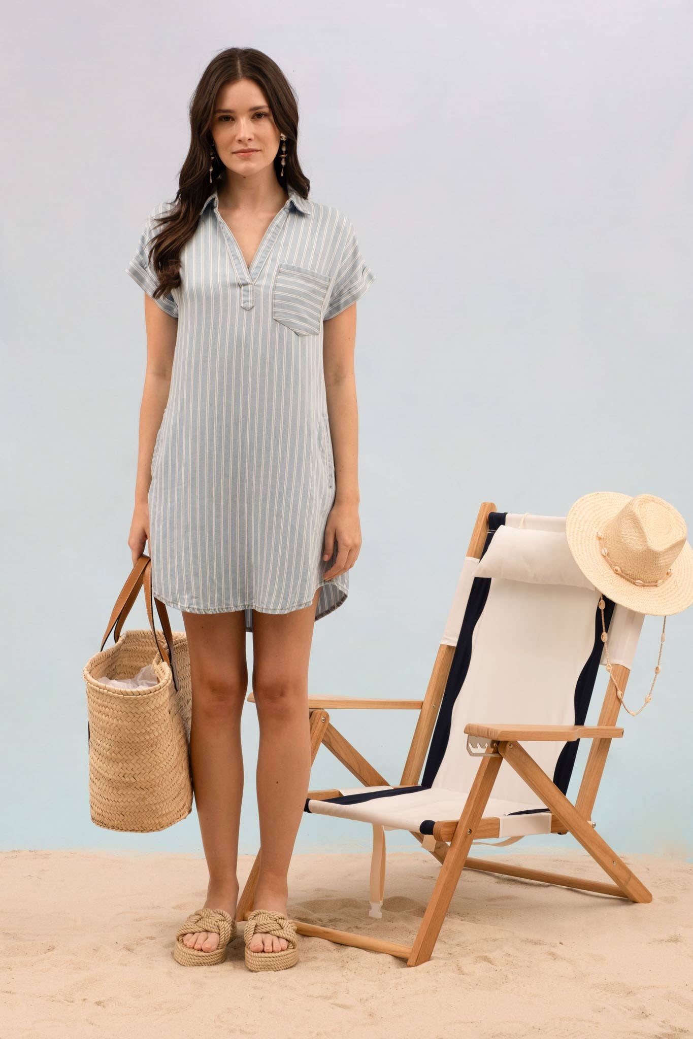 Chambray Striped