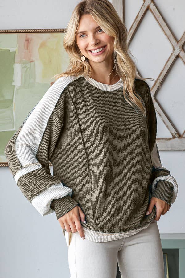 Color Block Knit