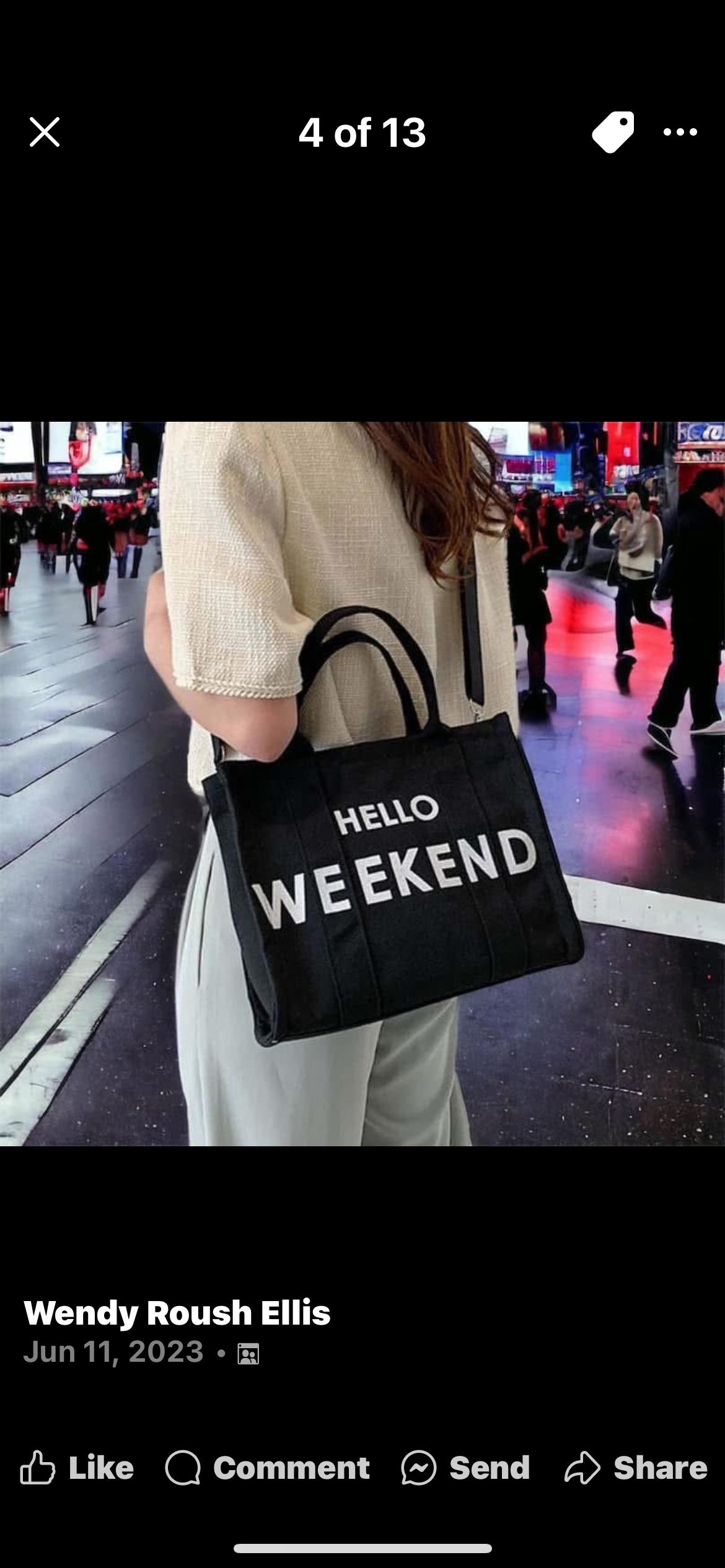 Hello Weekend Tote