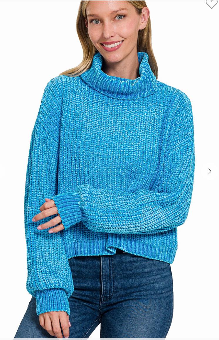 Chenille Turtleneck