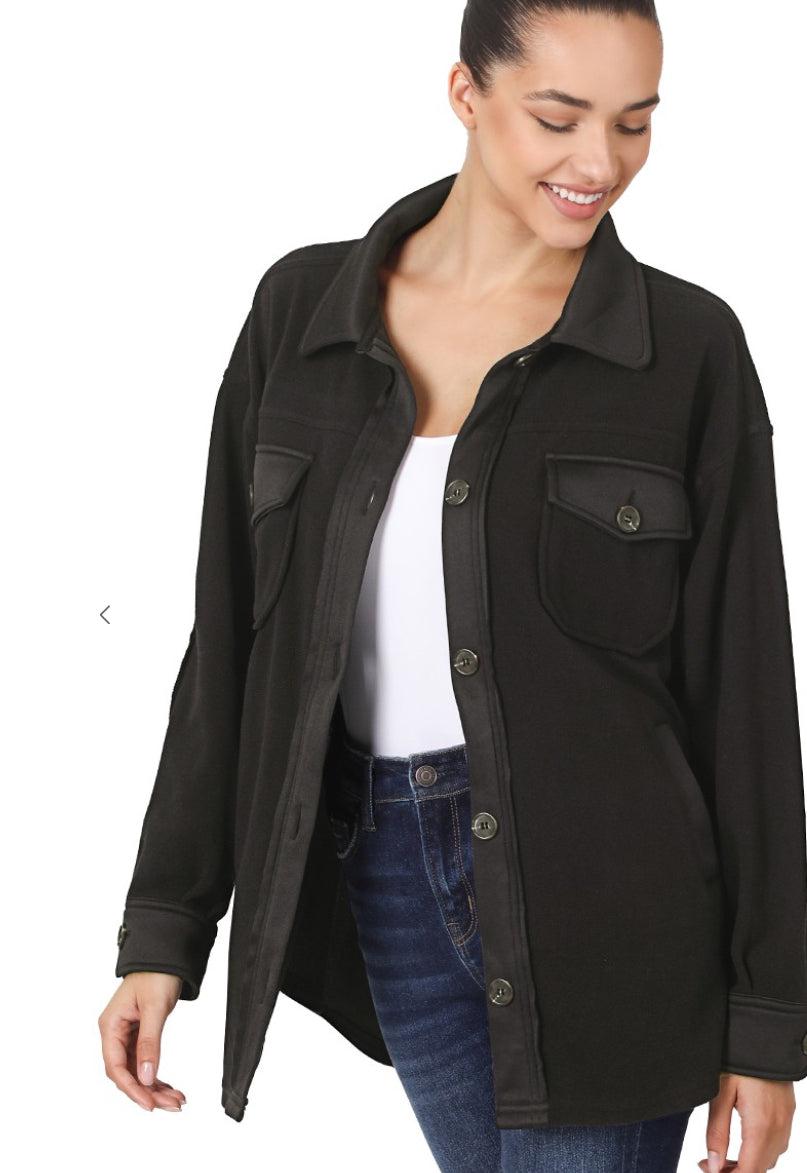 Oversized Fleece Shacket