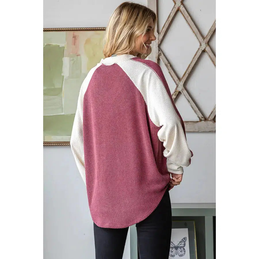 Color Block Knit