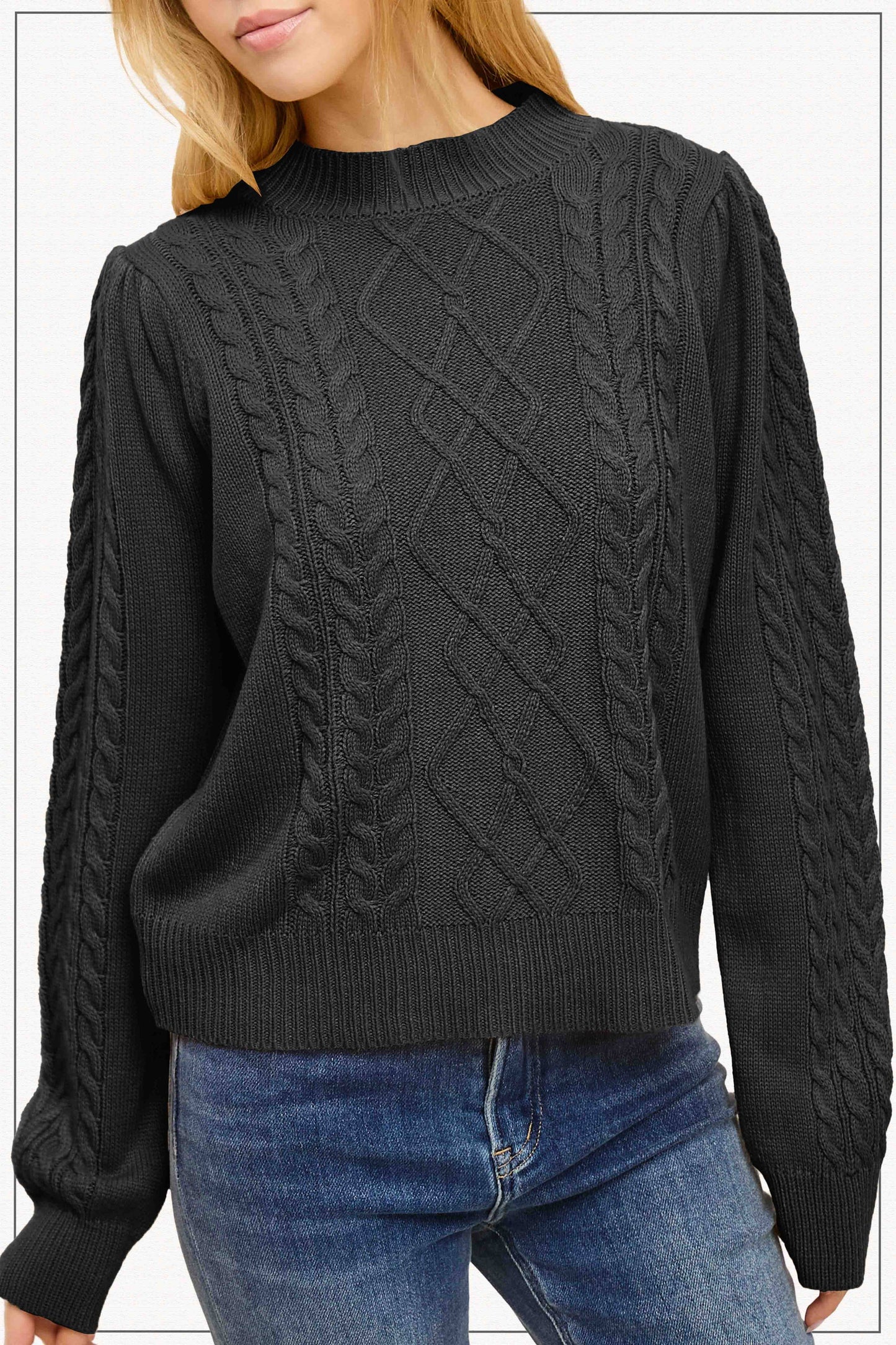 Ribbed Cable Knit