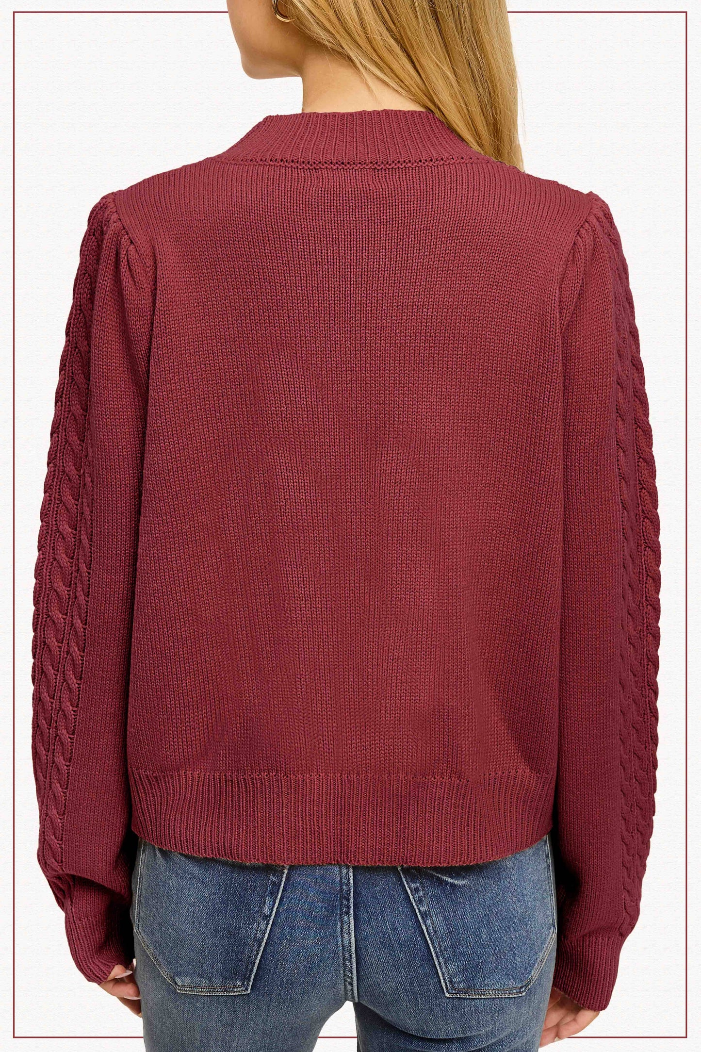 Ribbed Cable Knit