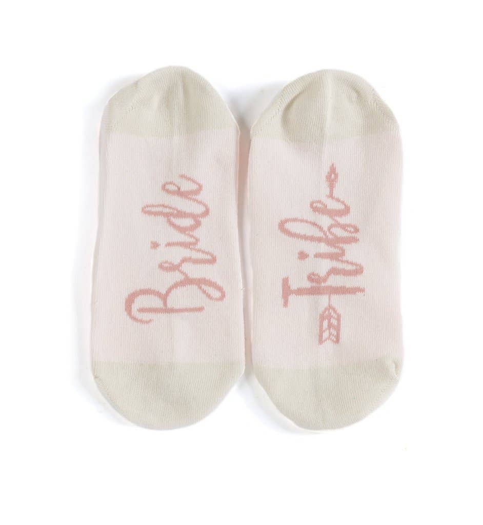 BRIDE TRIBE NO-SHOW SOCKS,BLUSH