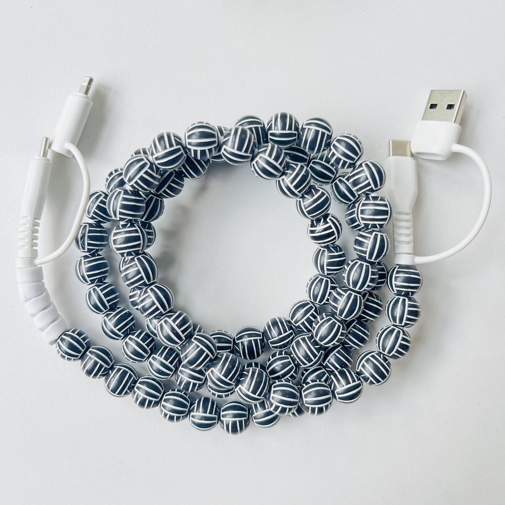 Sports Beaded Fast Charging Cable (shipping estimate 4/29)