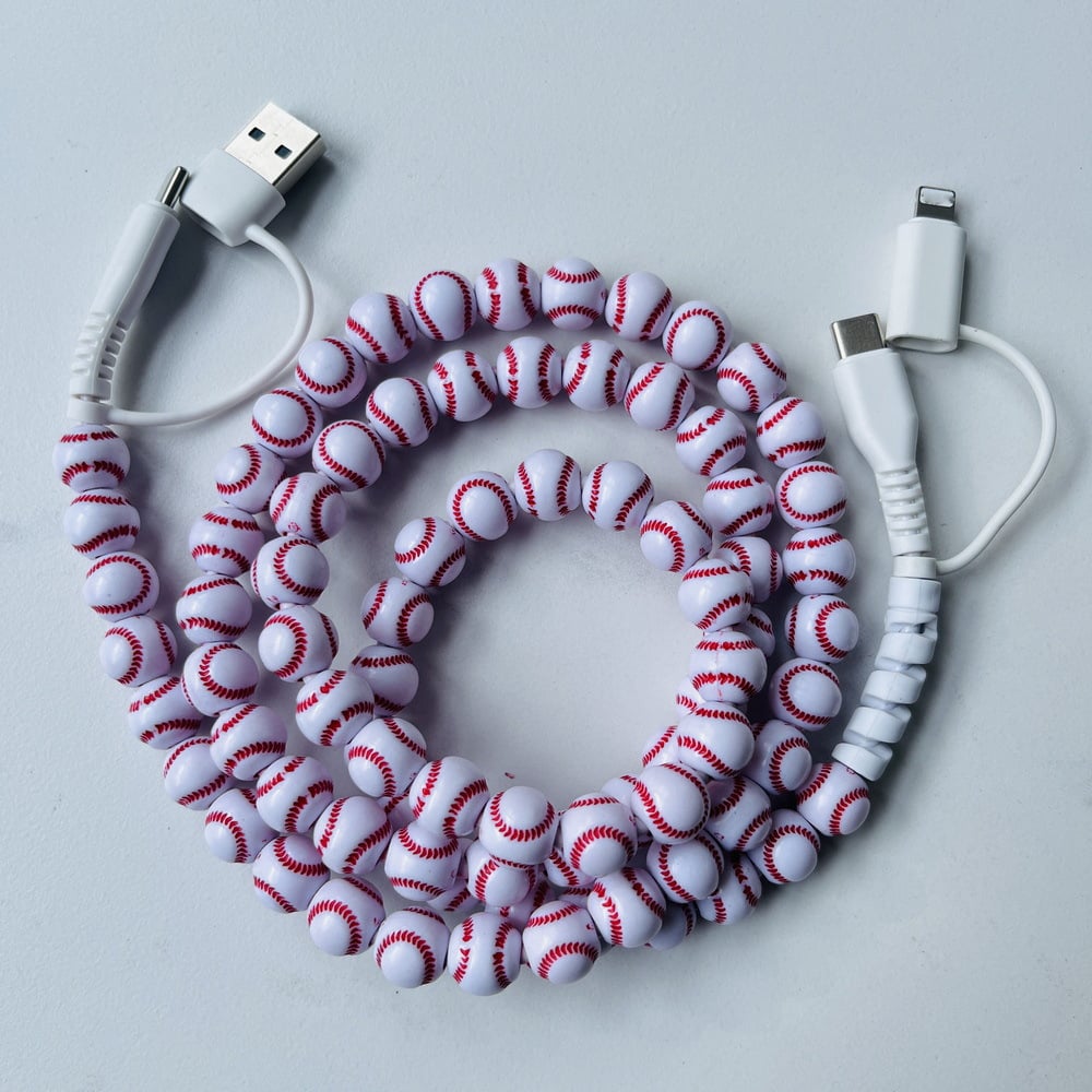 Sports Beaded Fast Charging Cable (shipping estimate 4/29)