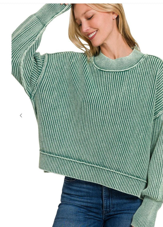 Oversized Crop Sweater