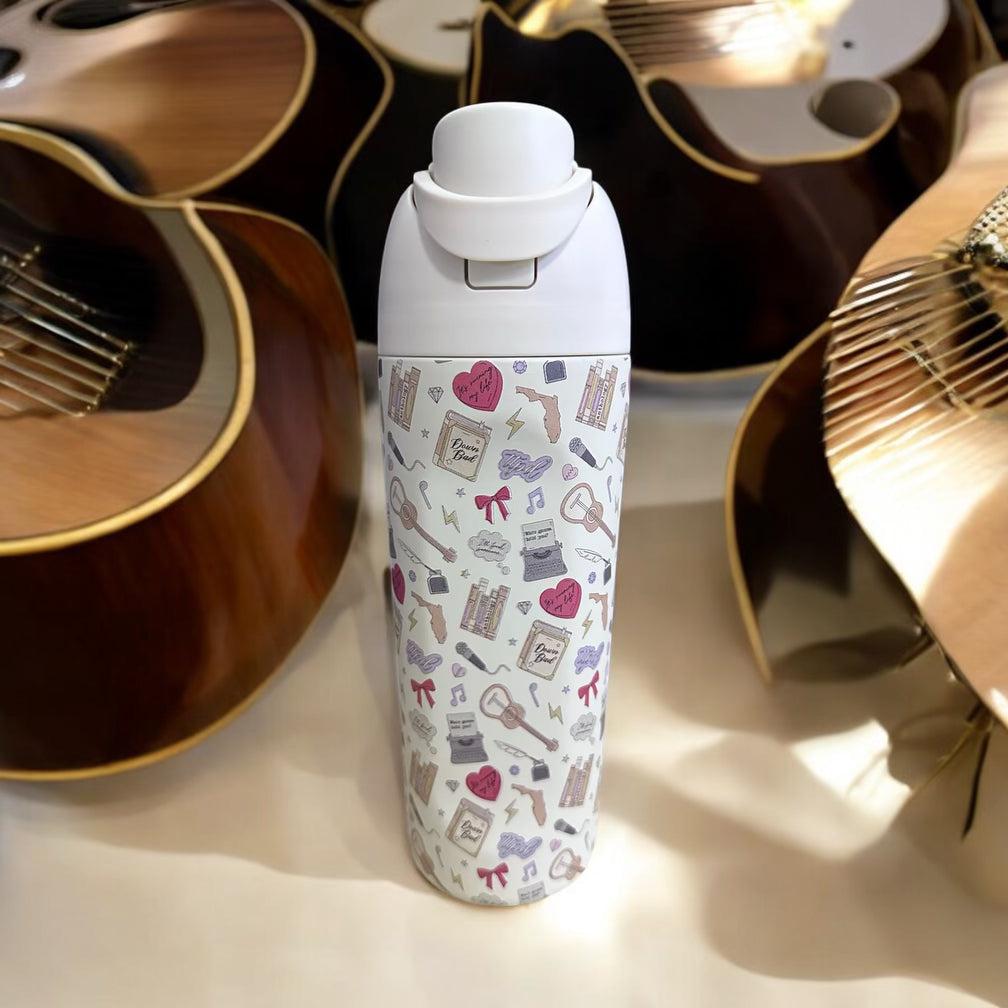 Taylor Swift TTPD Inspired Insulated 20 oz Tumbler