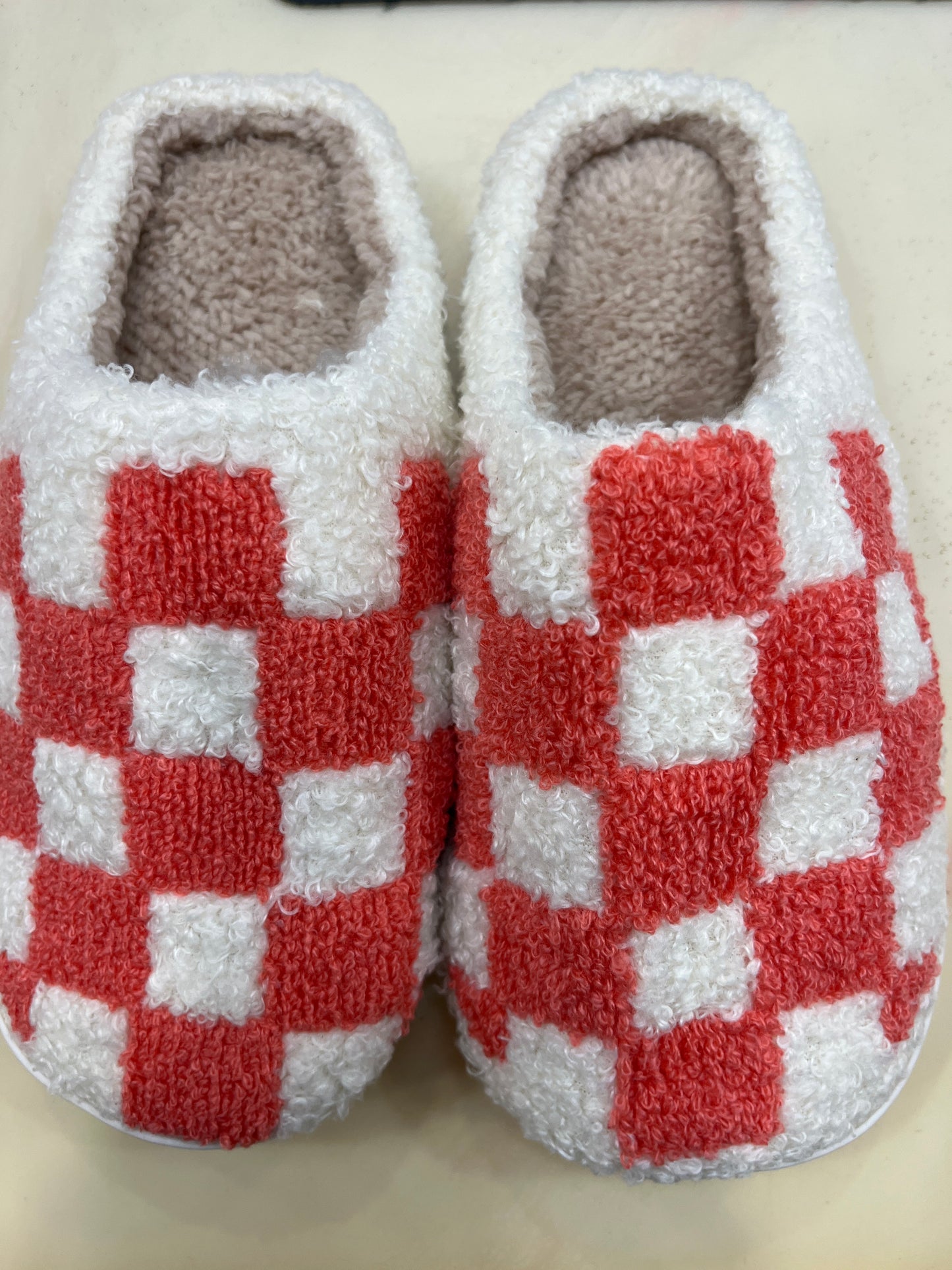 Checkered Slippers