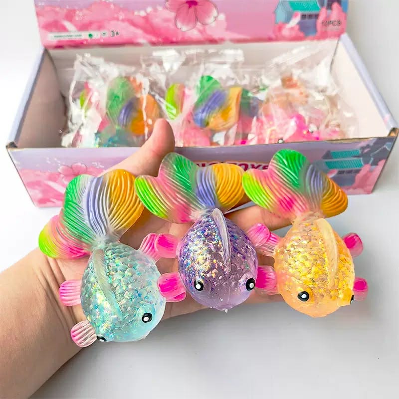 Rainbow Fish Squishy (shipping estimate 4/27)