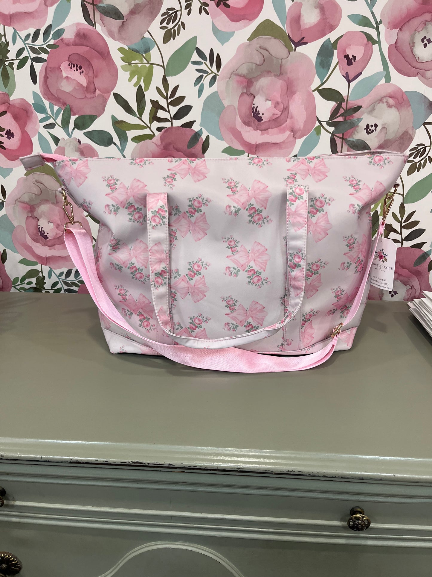 Farrah Floral Tote