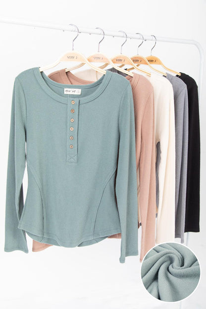 Super soft henley