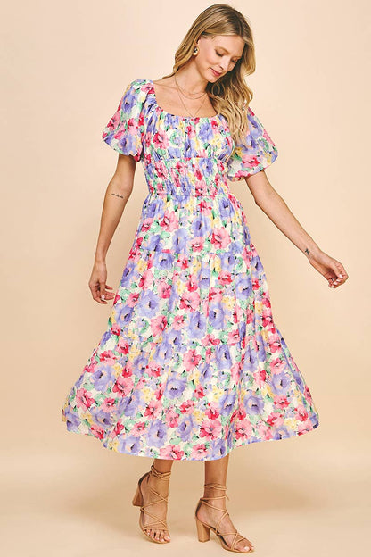 Multi Floral Maxi