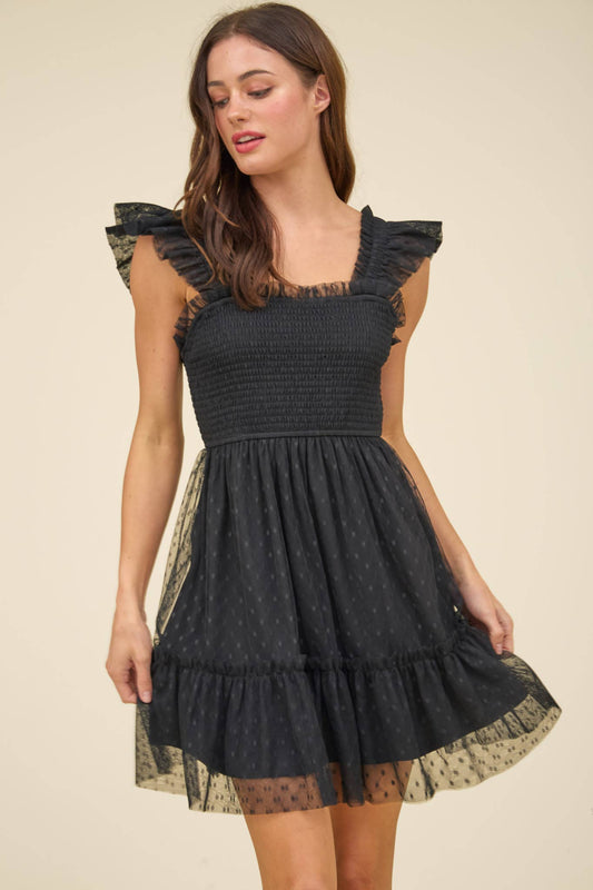 Polka Ruffle Dress