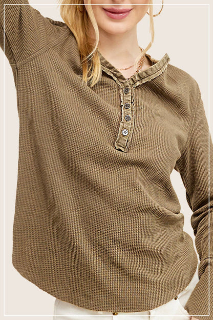 Waffle Henley