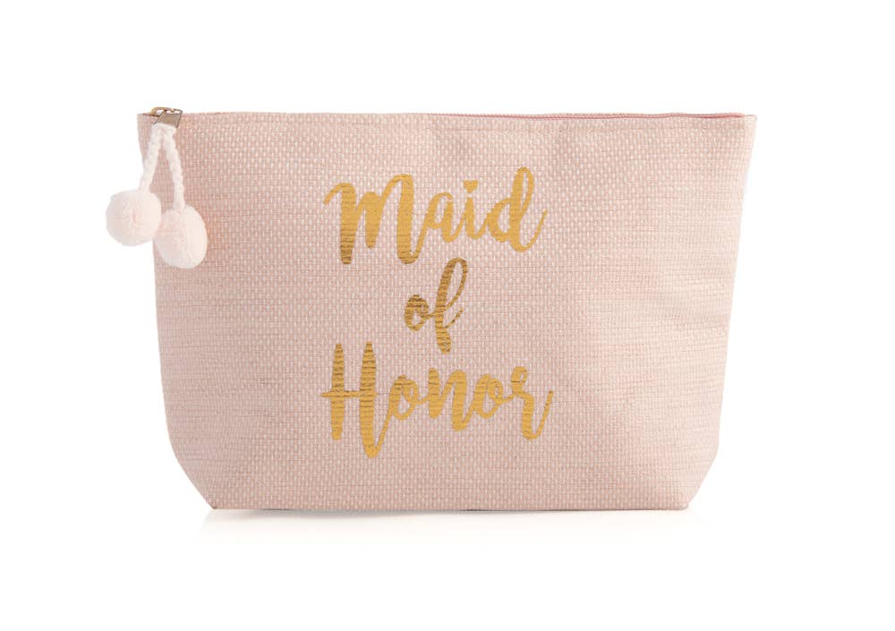 Maid of Honor Zip Pouch - Blush